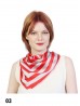 Vintage Style Color Stripes Fashion Square Scarf